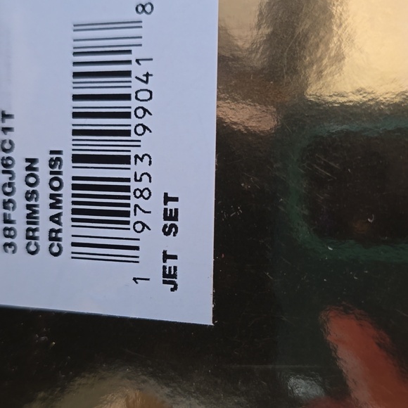 Michael Kors Jet Set Crimson Small Chain Bag NWT - Picture 5 of 5